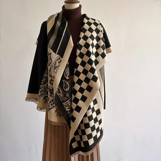 Urban Chess Shawl