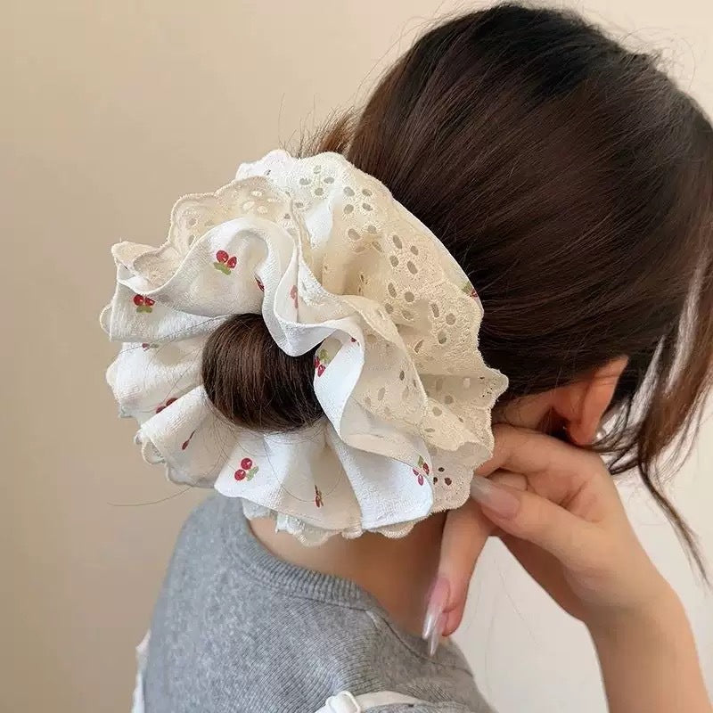 Victorian Bloom Scrunchie