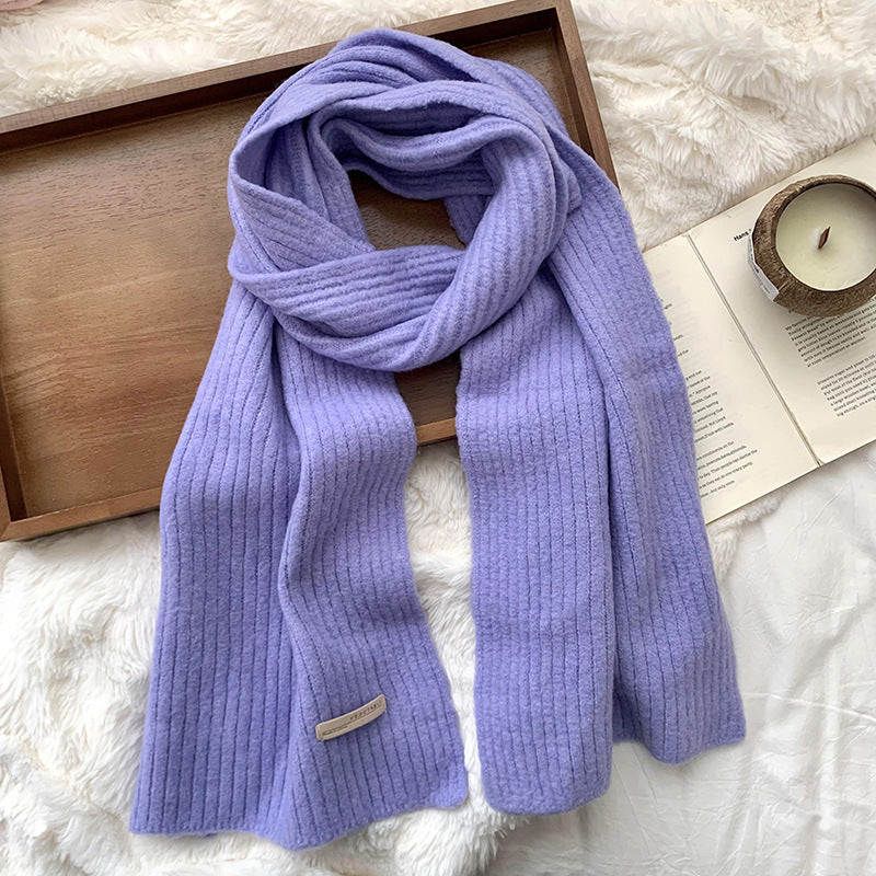 Pastel Row Winter Muffler