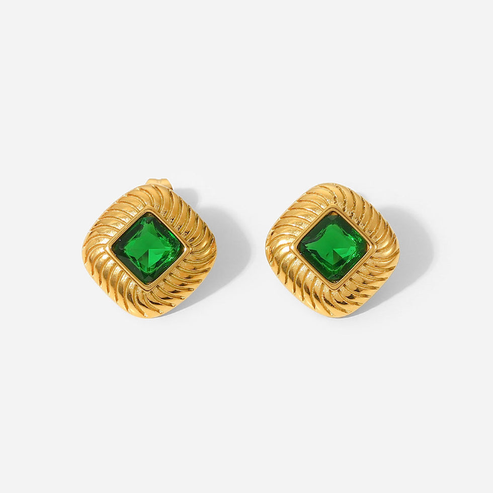 Carved Amour SS Studs