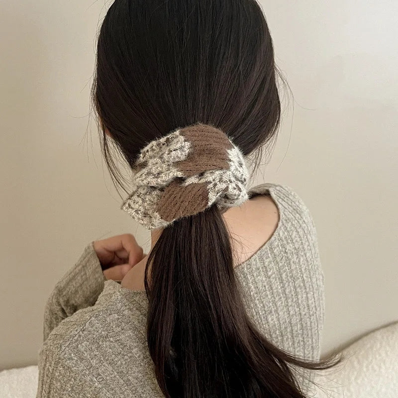 Soft Pom Scrunchie