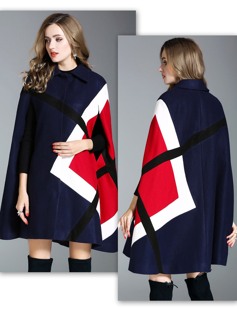Scarlet Matrix Poncho