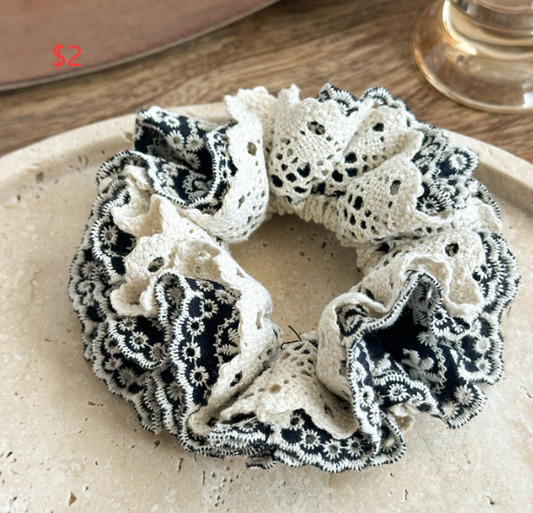 Frolic Fringe Scrunchie