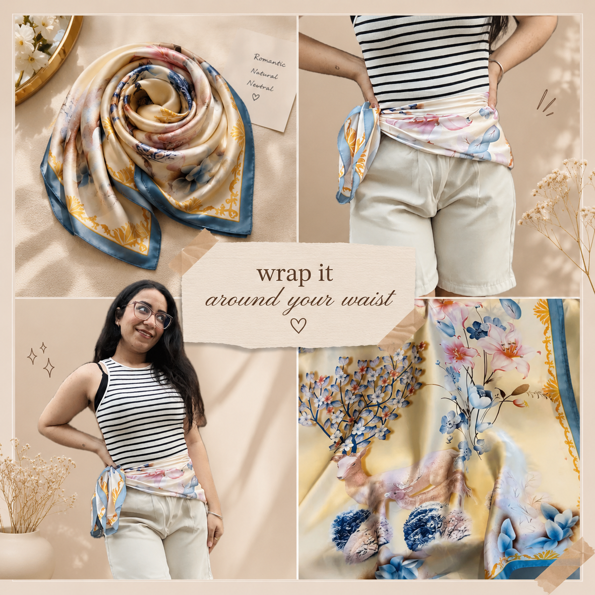 Sunlit Mist Silk Stole