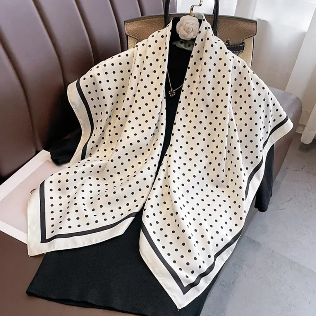 Crim Silk Scarf (90x90cms)