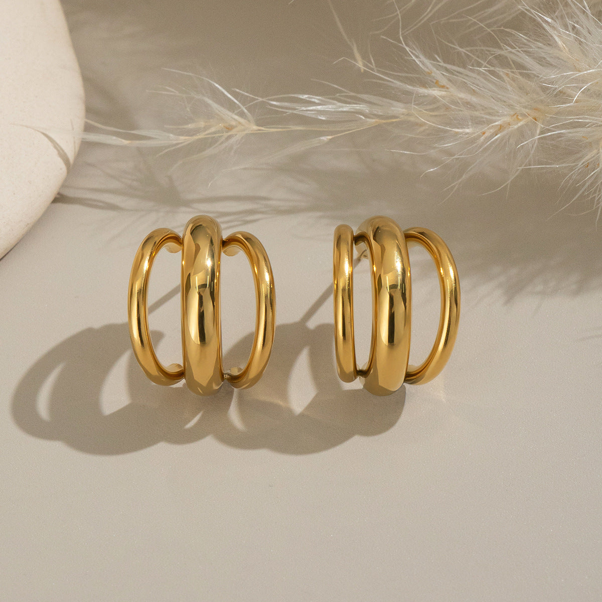 Eclisse Hoop SS Earrings