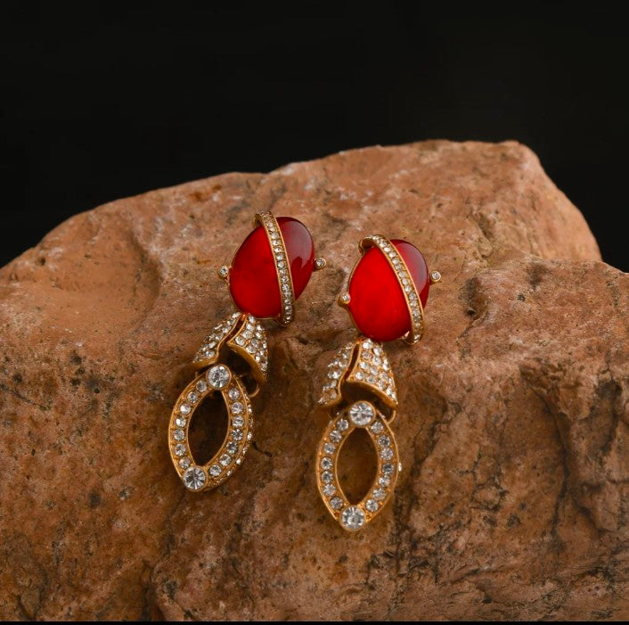 Scarlet Swing Earrings / Necklace