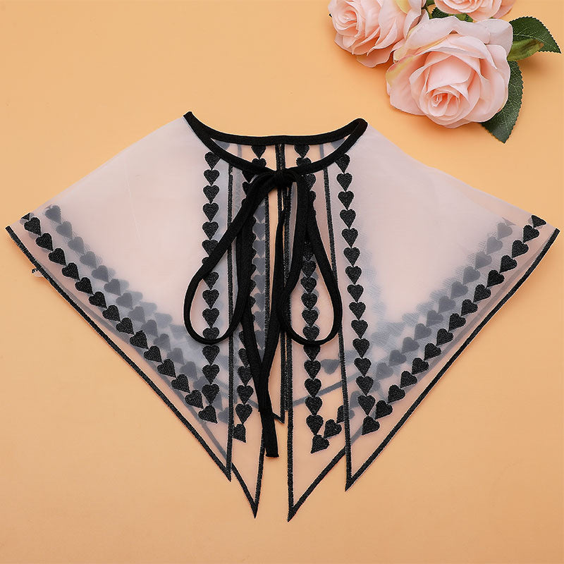 Carissa Organza Collar Scarf