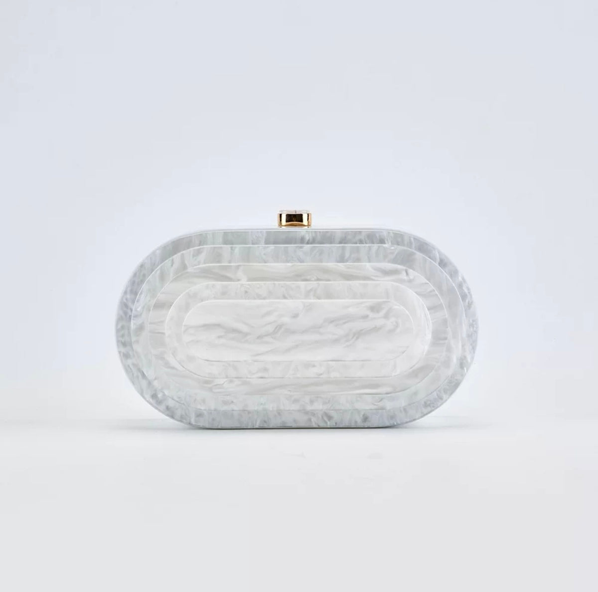 Zella Acrylic Evening Bag (White)