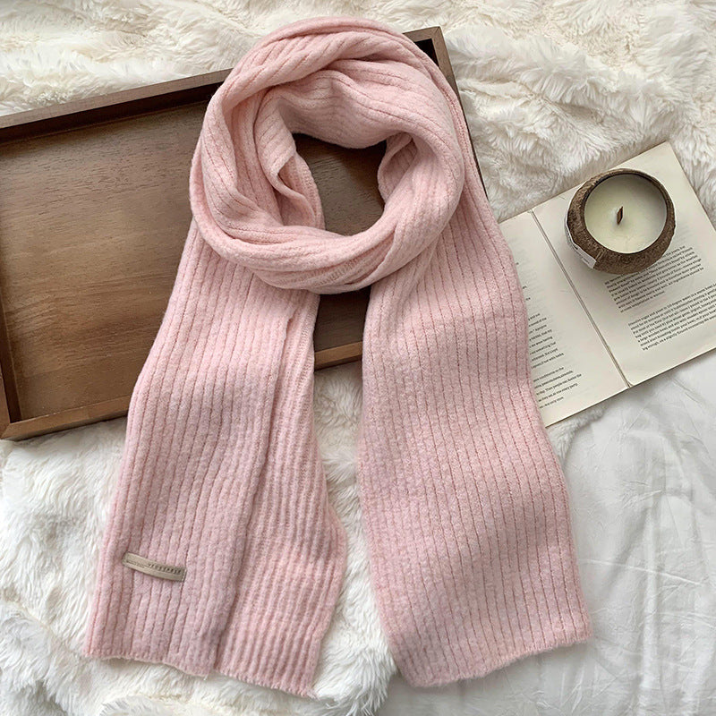 Pastel Row Winter Muffler