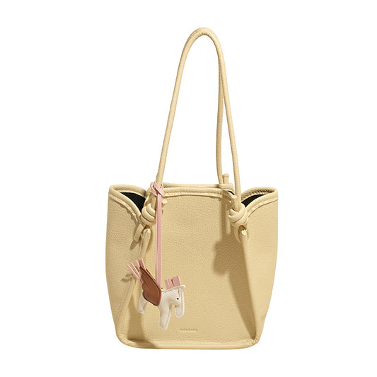Savira Handbag with Charm (Yellow)
