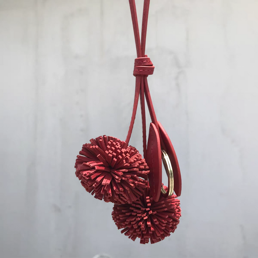 Rougeberry Vegan Leather Bag Charm