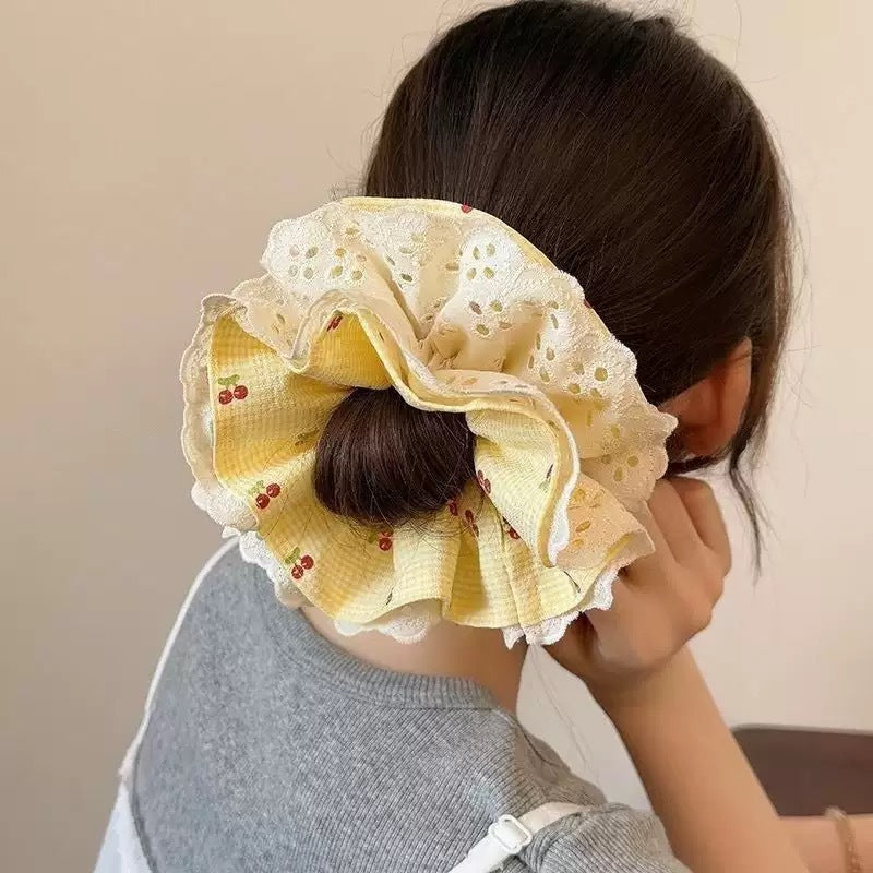 Victorian Bloom Scrunchie
