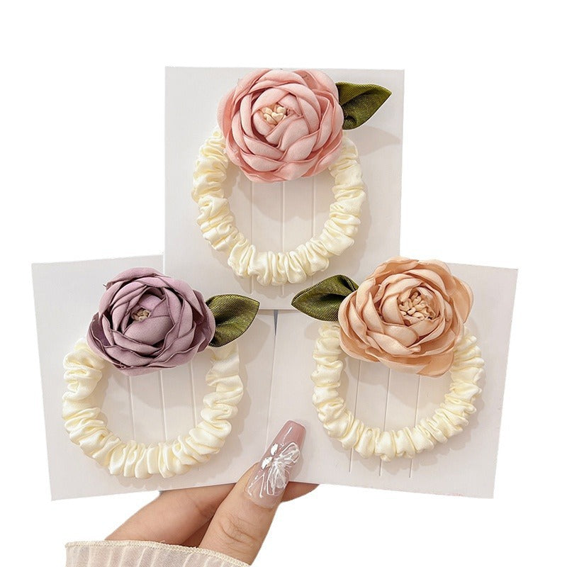 Rosy Pop Scrunchie/Hair Tie