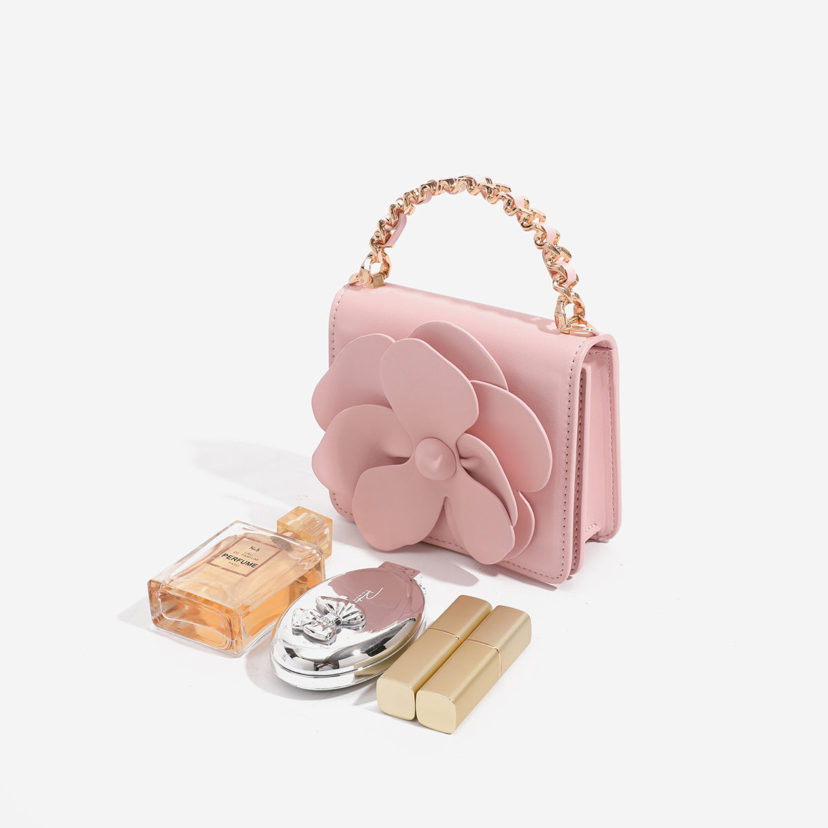 Florivra Vegan Handbag (Pink)