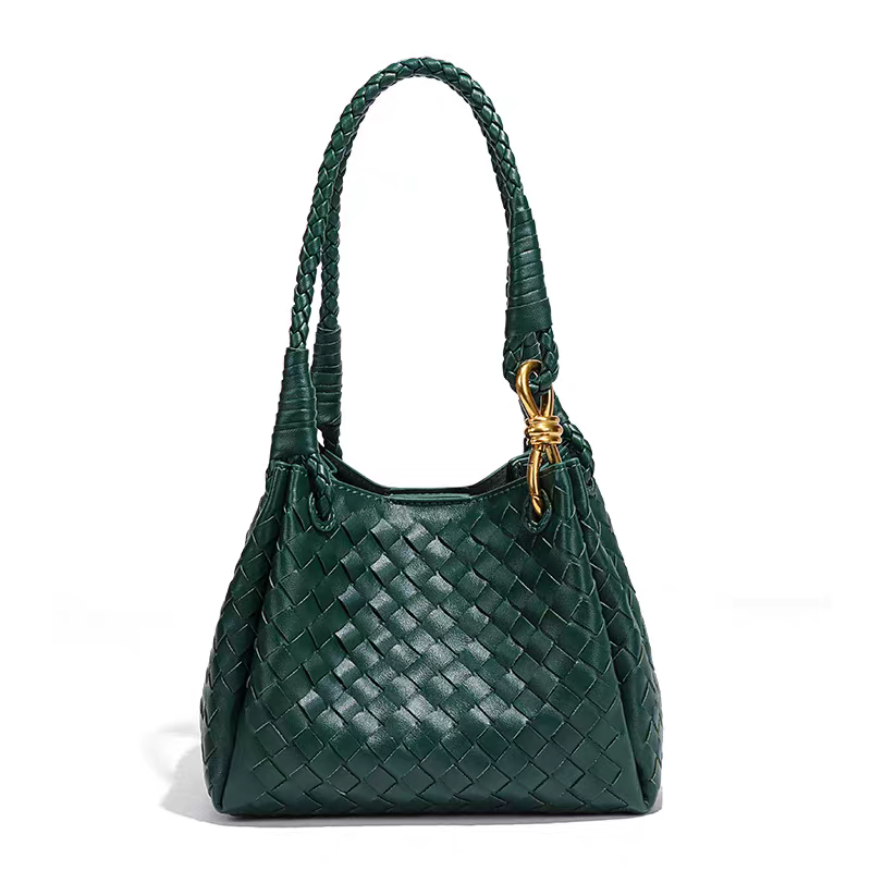 Sienna Mini Vegan Leather Handbag (Green)