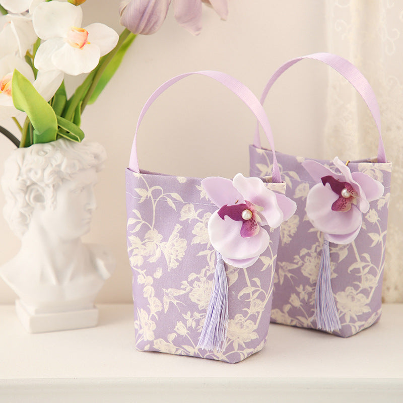 Camellia Gift Pouch (Purple)