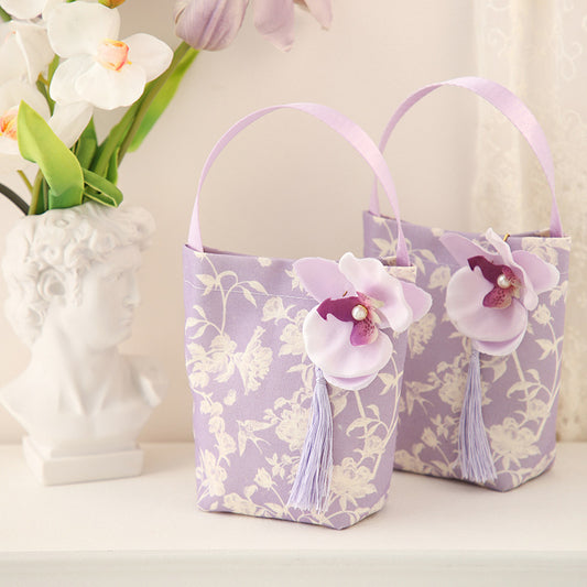 Camellia Gift Pouch (Purple)