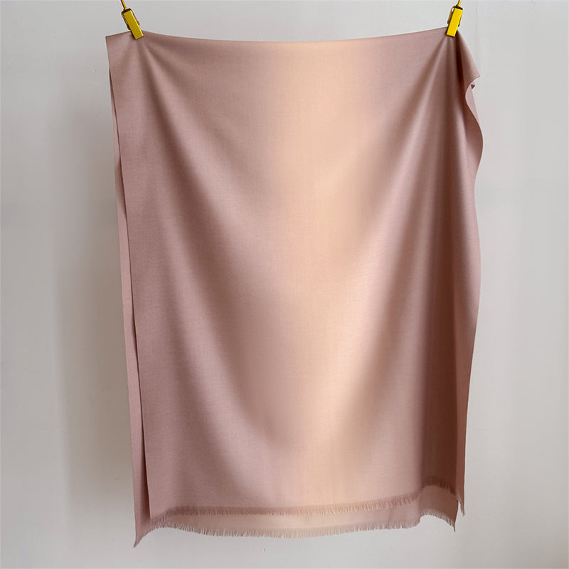Elaris Mocha Gradient Light Cashmere Shawl