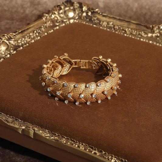 Aurewynn Gold Wings Antique Bracelet