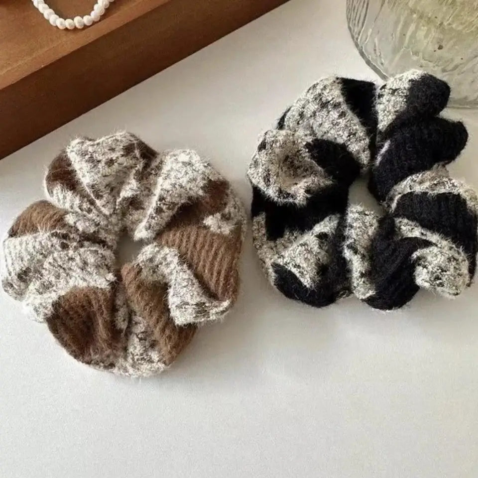 Soft Pom Scrunchie