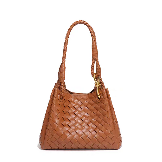 Sienna Vegan Leather Handbag (Terracotta)
