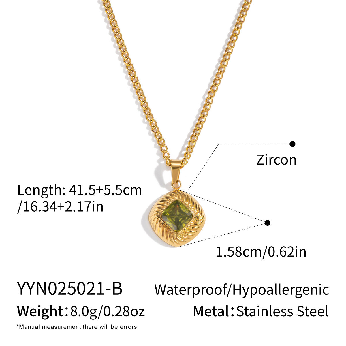 Carved Amour SS Necklace