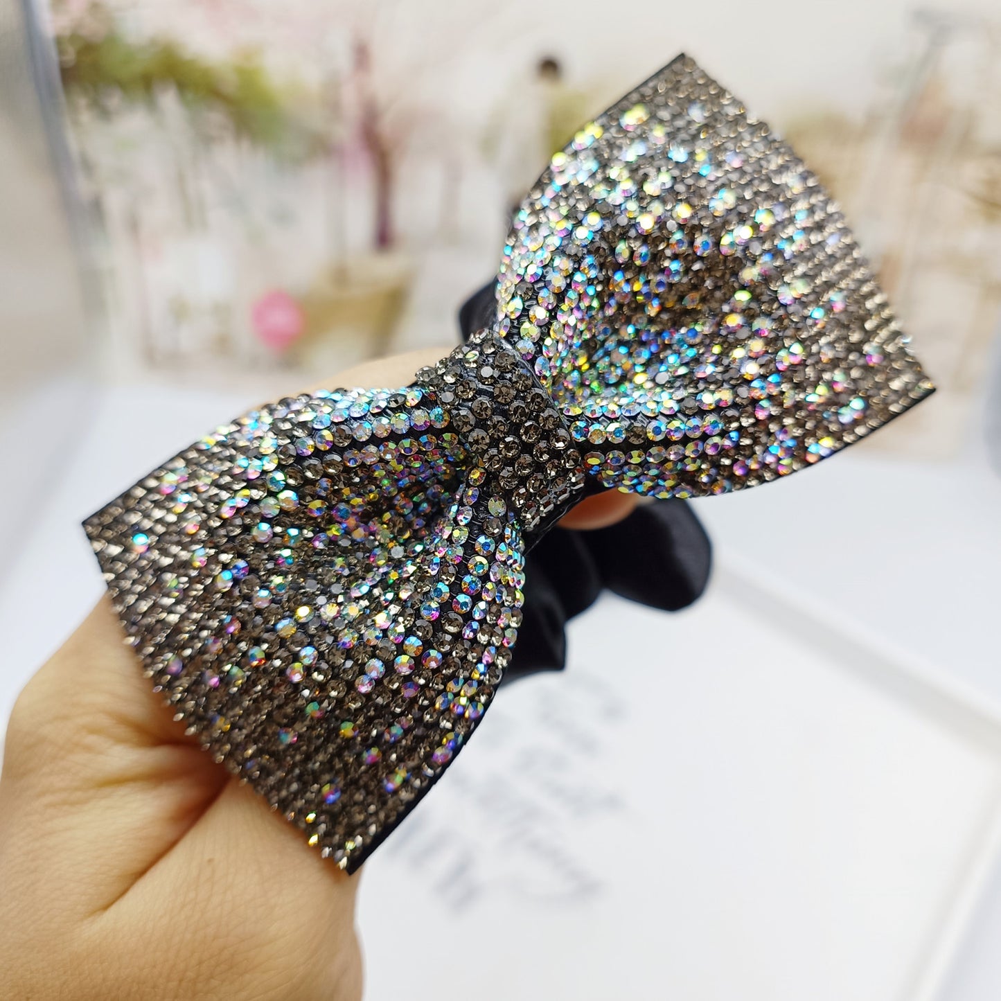Orvyn Rhinestone Hair Tie