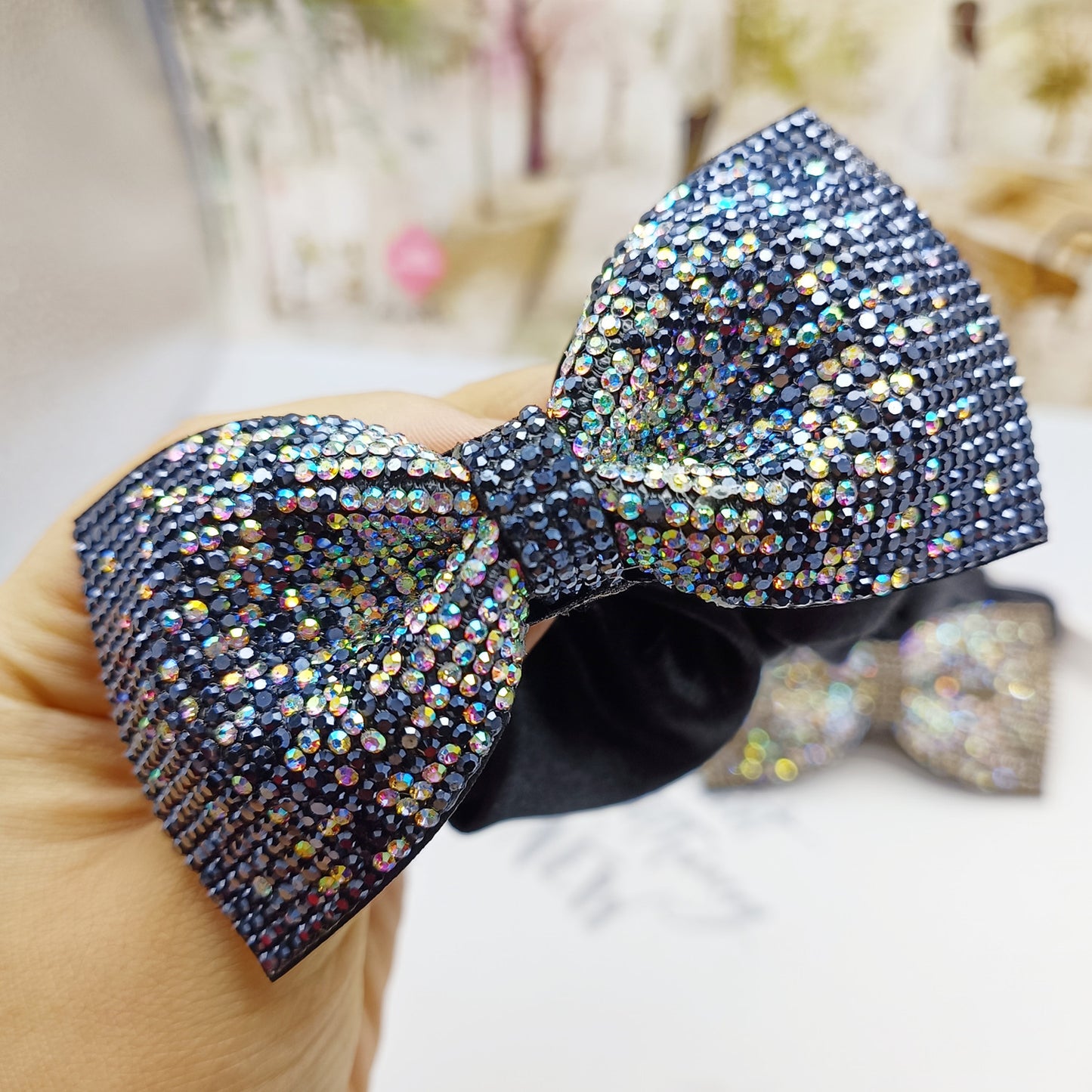 Orvyn Rhinestone Hair Tie