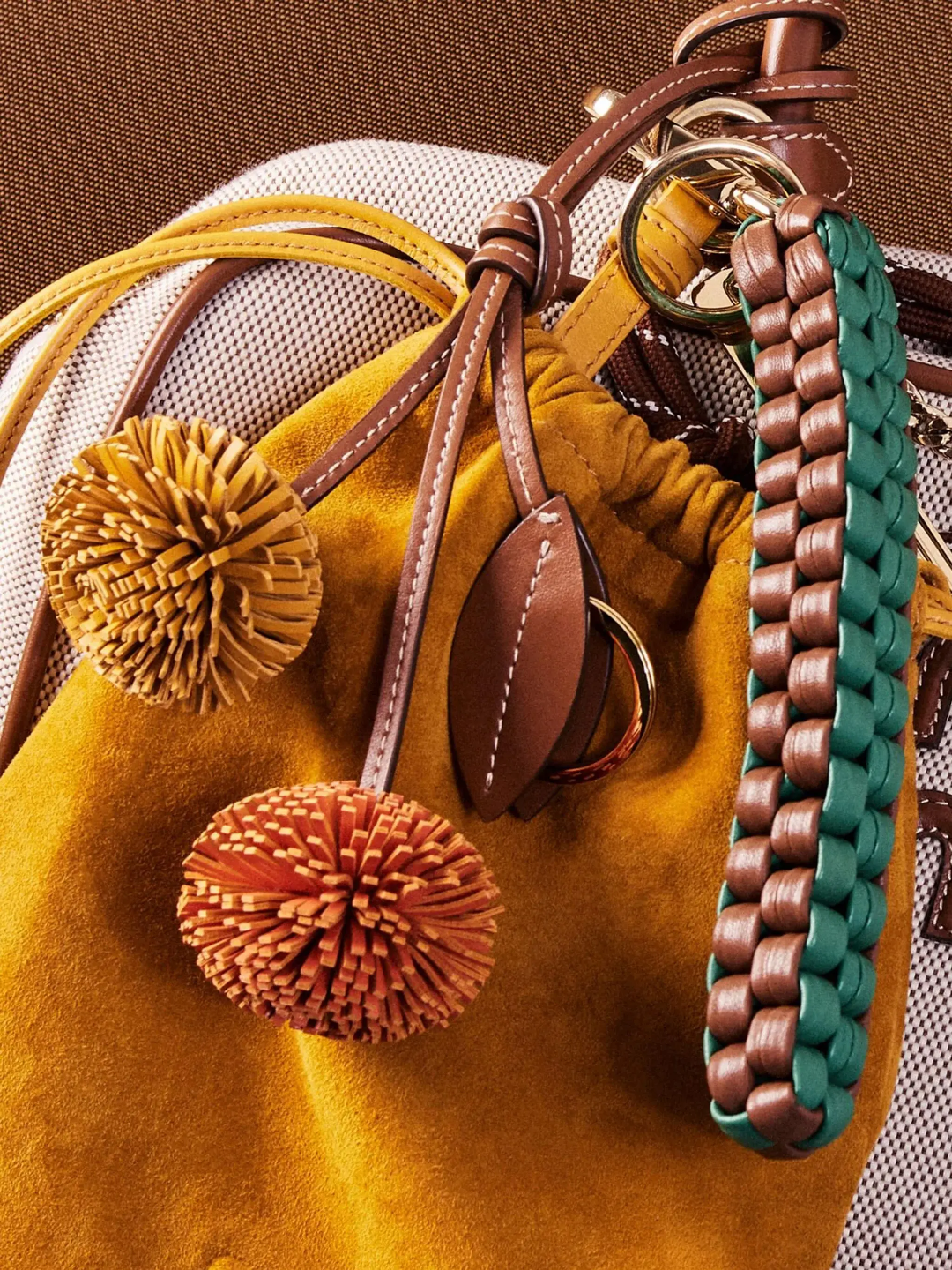 Tangerette Vegan Leather Bag Charm
