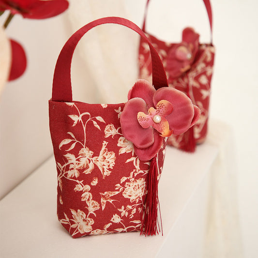 Camellia Gift Pouch (Red)