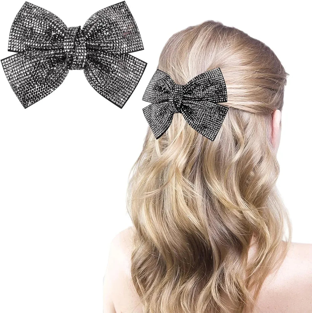 Dusklet Rhinestone Barrette Clip