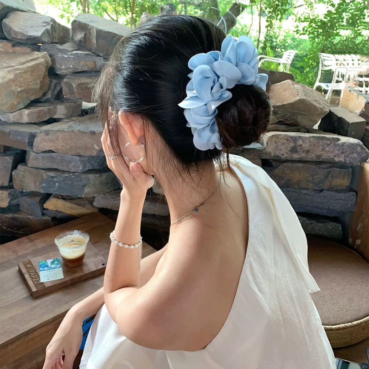 Puff Rosy Scrunchie