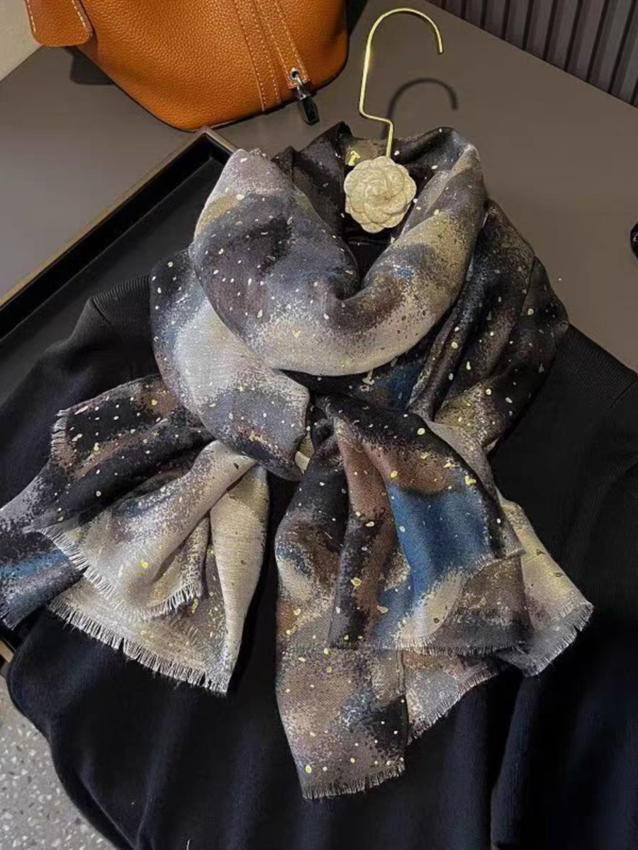 Space Viscose Cotton Stole