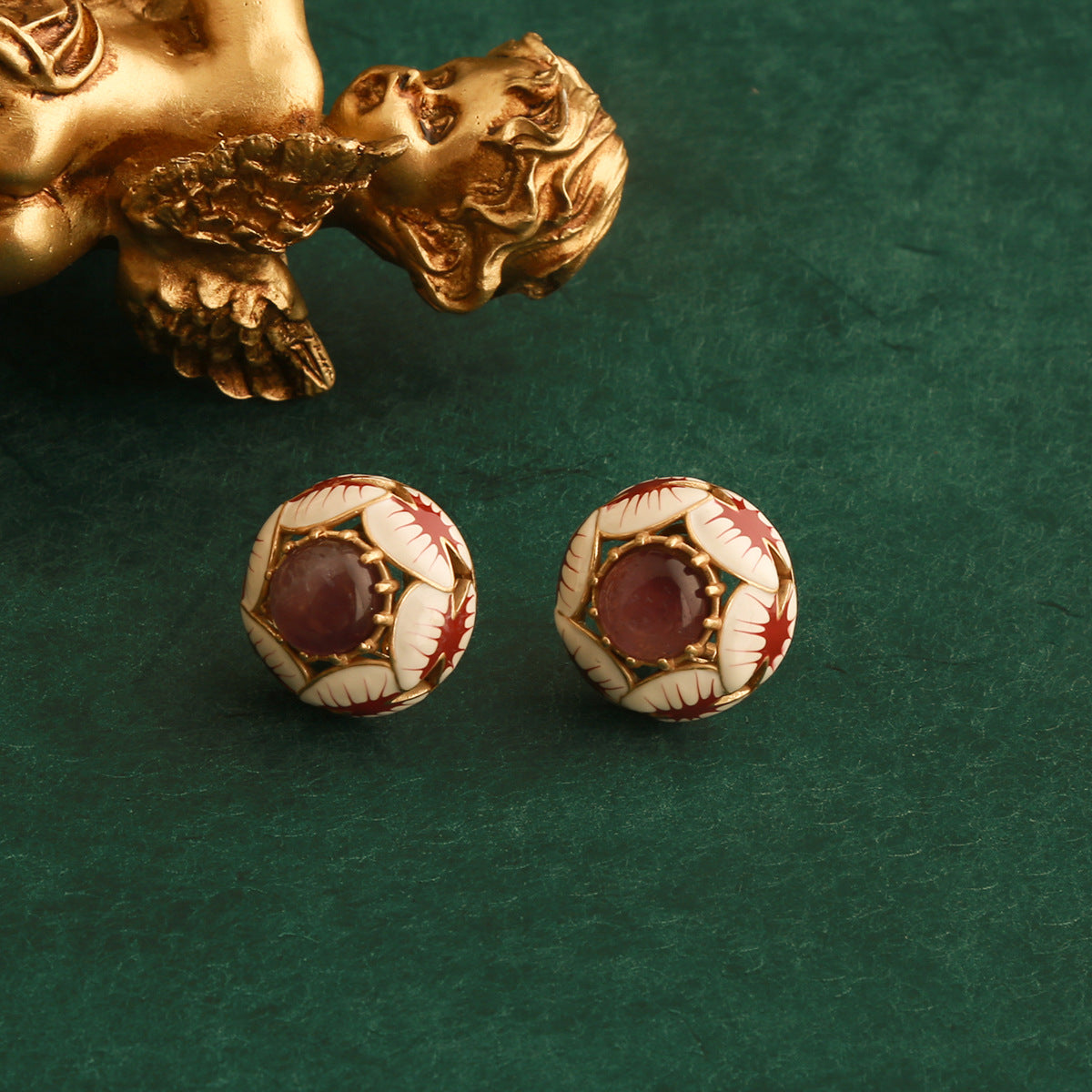 Nightrose Antique Earrings