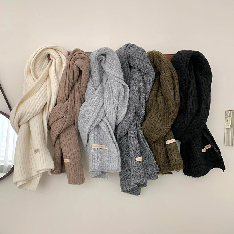 Pastel Row Winter Muffler