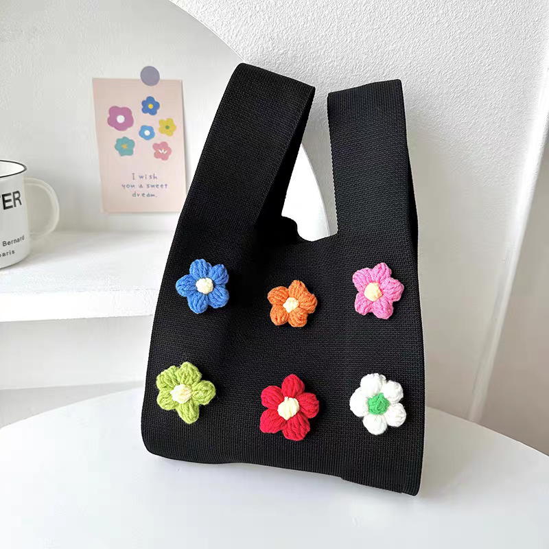 Posha Knitted Gift Pouch (Black)