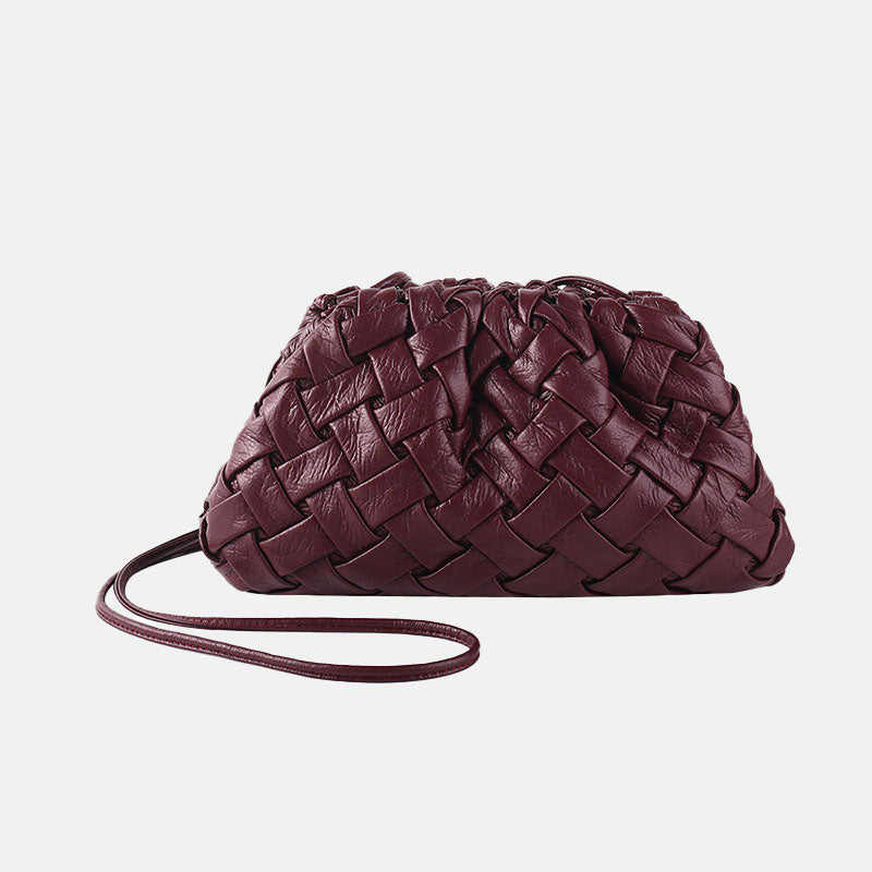 Emily Vegan Leather Handbag (Wine)