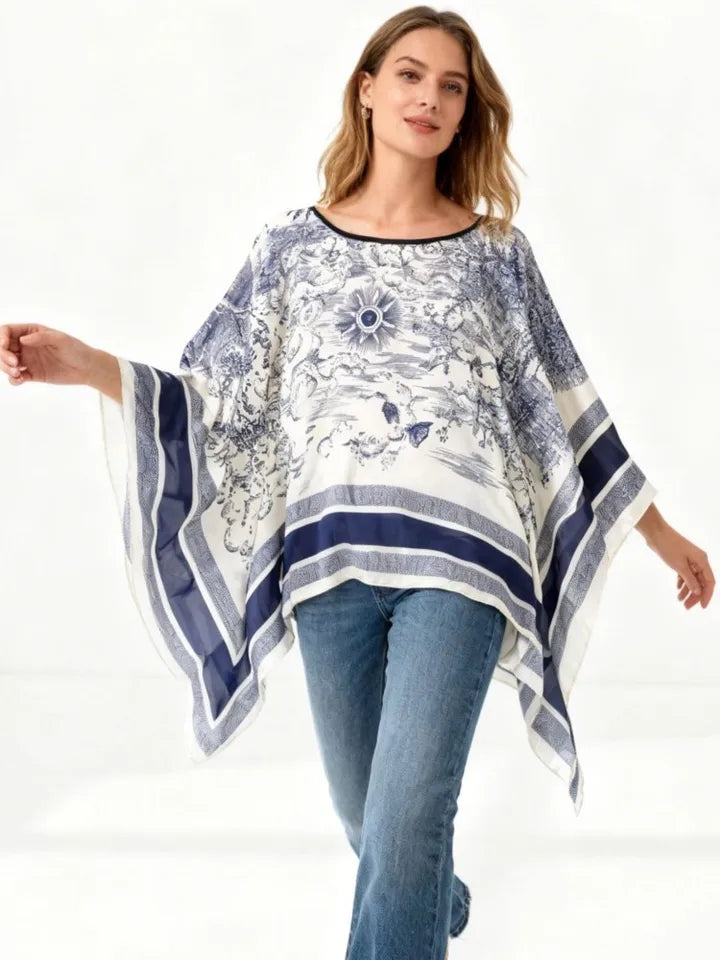 Sage Silk Summer Poncho