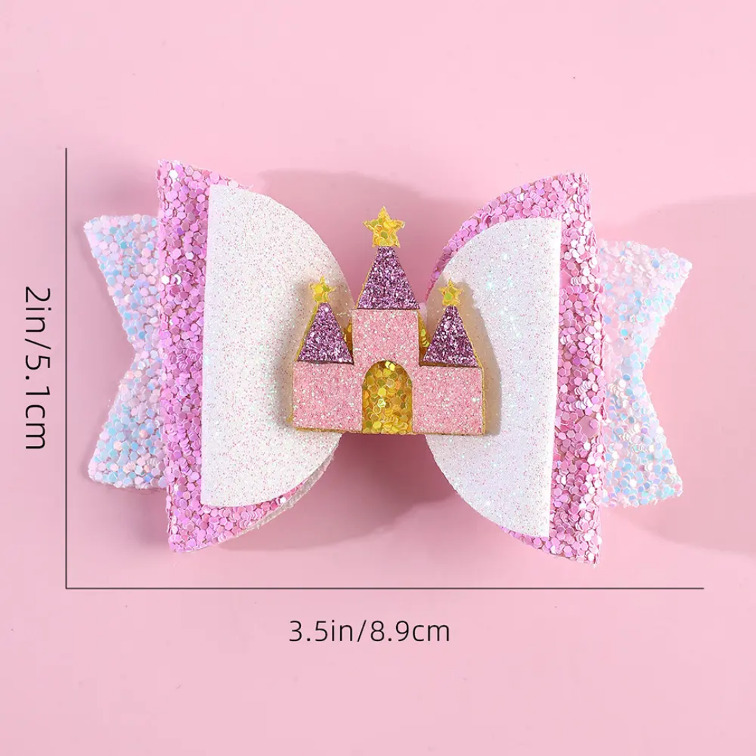 Castle Bow Kids Side Pin (Set Of 2)