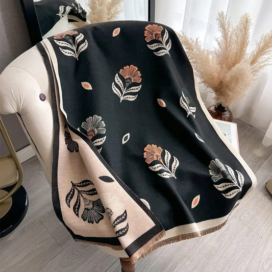 Noir Garden Shawl