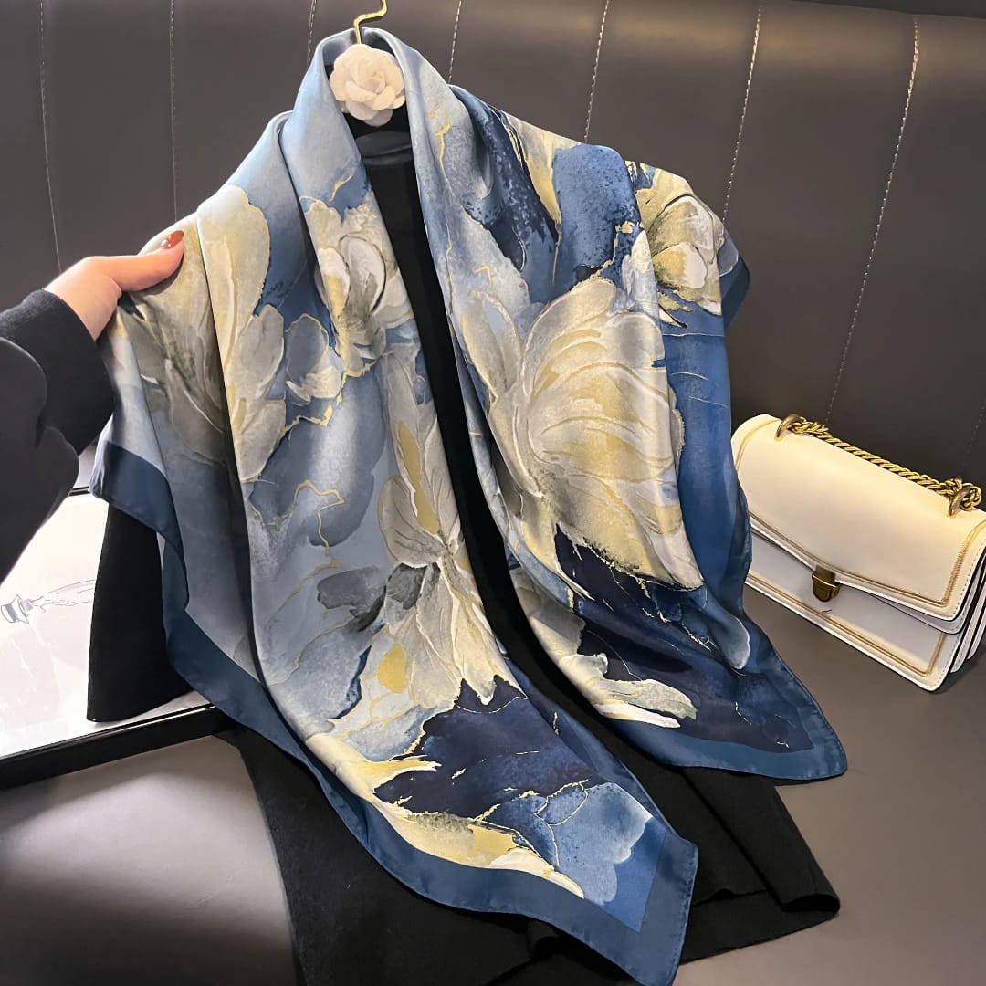 Kaia Silk Scarf (90x90cms)
