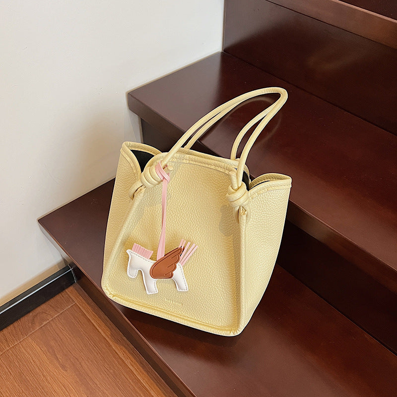 Savira Handbag with Charm (Yellow)