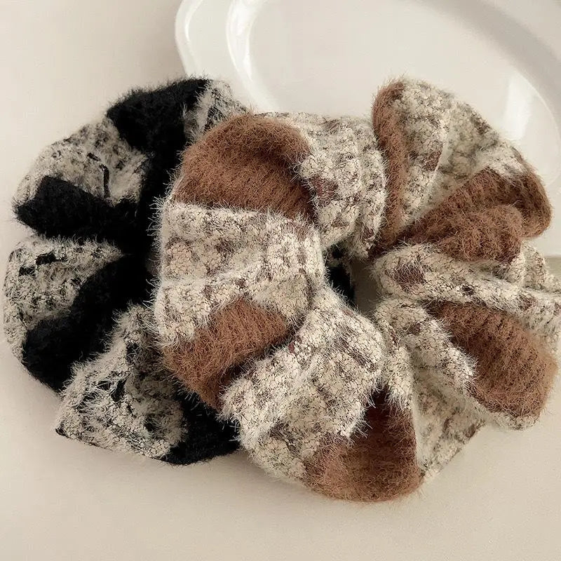 Soft Pom Scrunchie