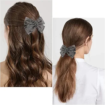 Dusklet Rhinestone Barrette Clip