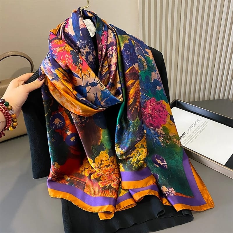 Mystic Forest Silk Stole