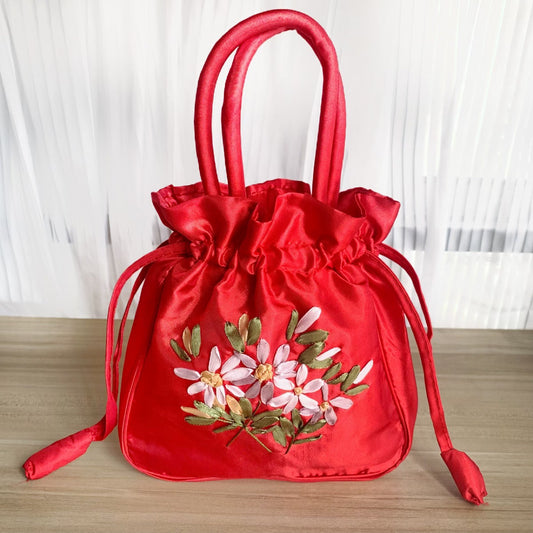 Roselle Gift Pouch (Red)