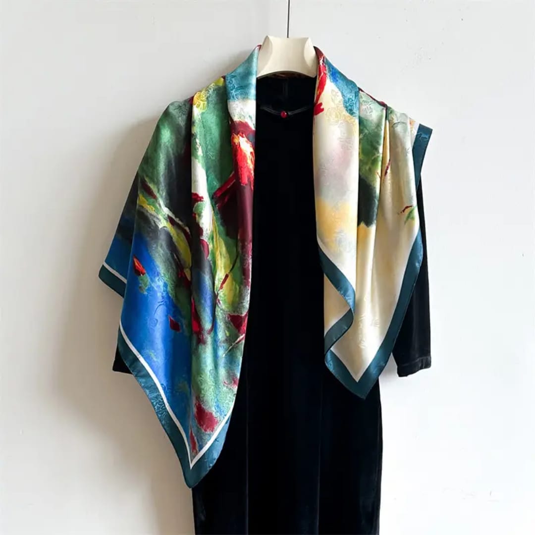 Nalo Silk Scarf (90x90cms)