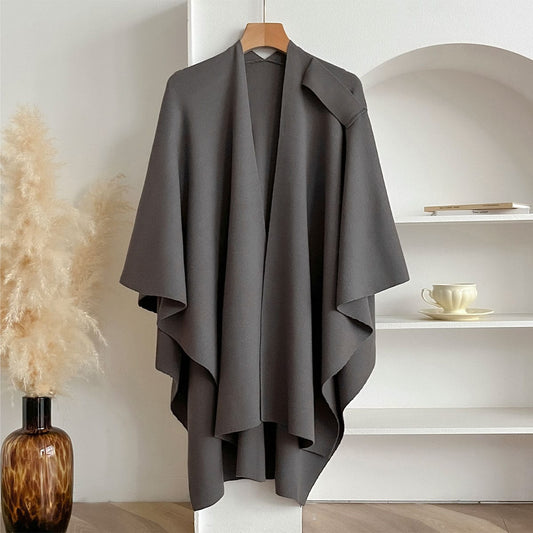 Kaven Grey Poncho