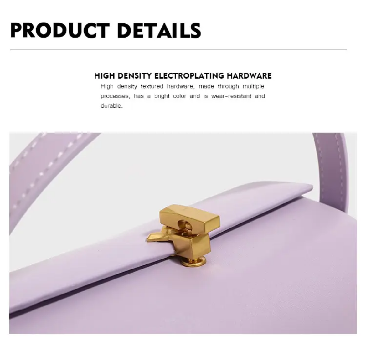 Imperial Box Bag (Light Purple)